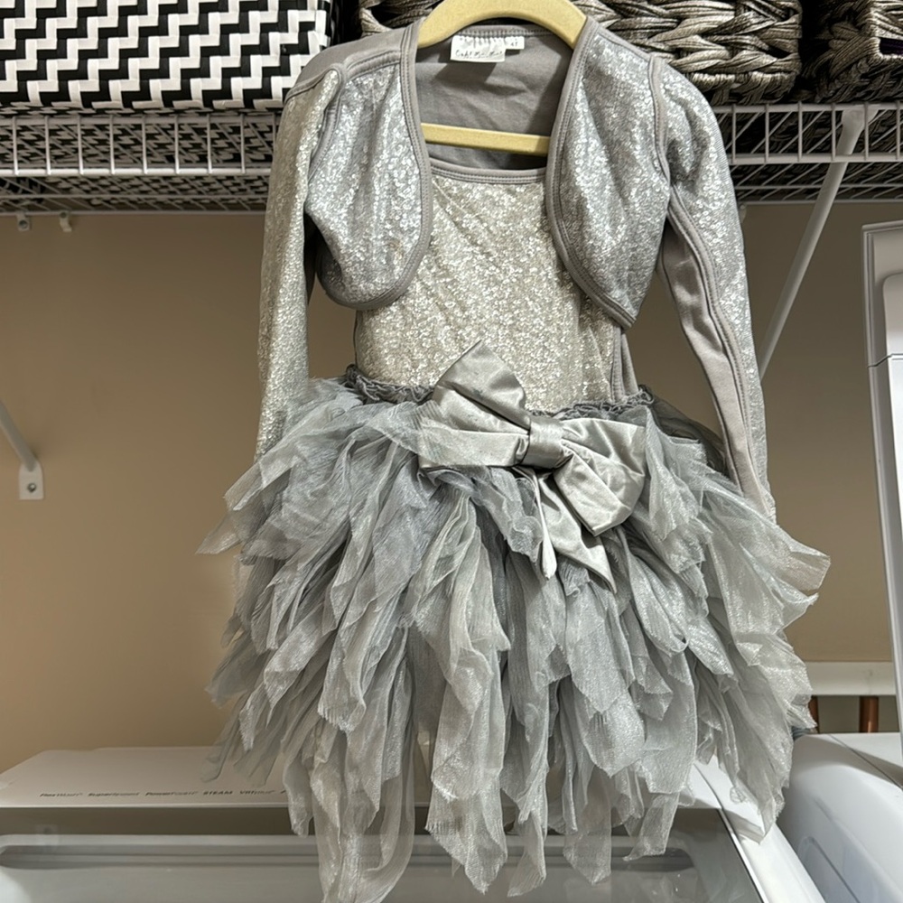 Silver dress with jacket